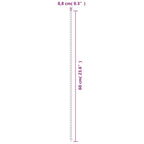 vidaXL Pflanzenstützen 30 Stk. Grün 60 cm Stahl