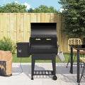 vidaXL Pelletgrill mit Ablage Schwarz 94 cm Eisen