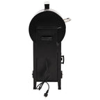 vidaXL Pelletgrill mit Schornstein Schwarz 104 cm Eisen