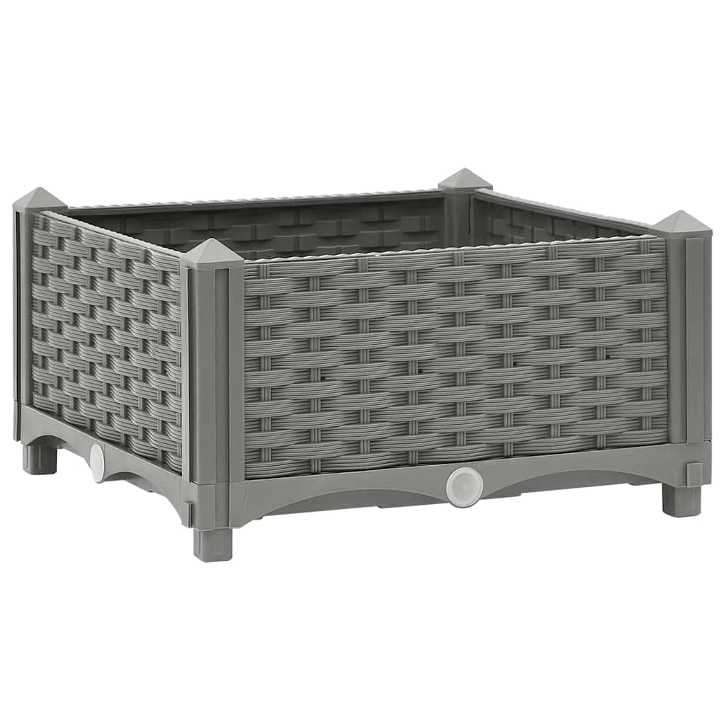 vidaXL Hochbeet 40x40x23 cm Polypropylen