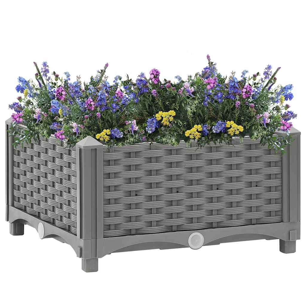 vidaXL Hochbeet 40x40x23 cm Polypropylen