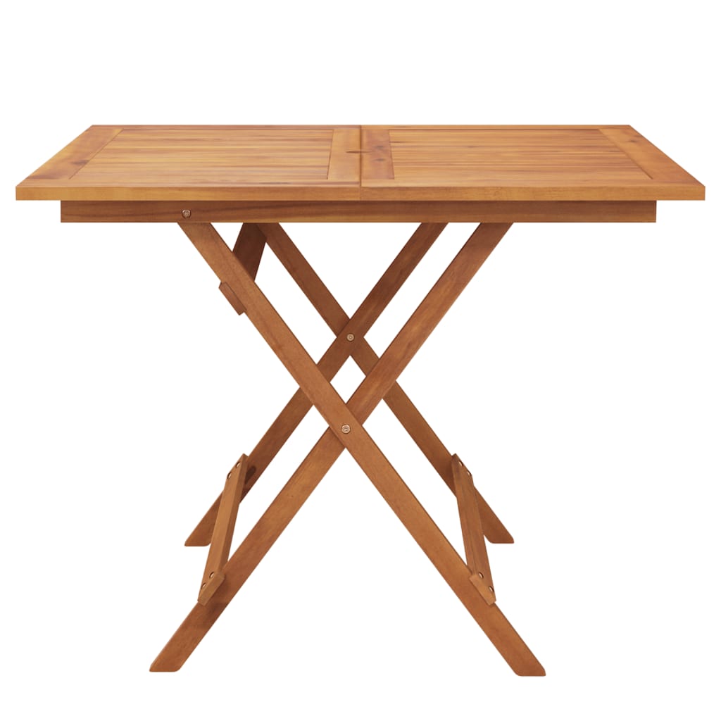 vidaXL Gartentisch Klappbar 90x90x75 cm Massivholz Akazie