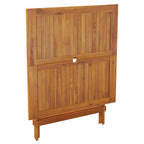 vidaXL Gartentisch Klappbar 90x90x75 cm Massivholz Akazie