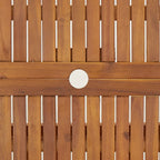 vidaXL Gartentisch Klappbar 90x90x75 cm Massivholz Akazie