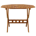 vidaXL Klappbarer Gartentisch 90x75 cm Massivholz Akazie