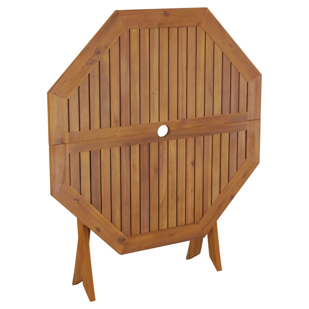 vidaXL Klappbarer Gartentisch 90x75 cm Massivholz Akazie