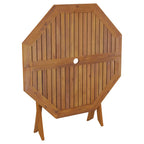 vidaXL Klappbarer Gartentisch 90x75 cm Massivholz Akazie