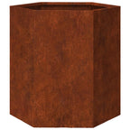 vidaXL Pflanzkübel Rostig 40x40x45 cm Cortenstahl