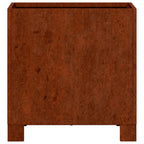 vidaXL Pflanzkübel mit Beinen Rostig 30x30x30 cm Cortenstahl