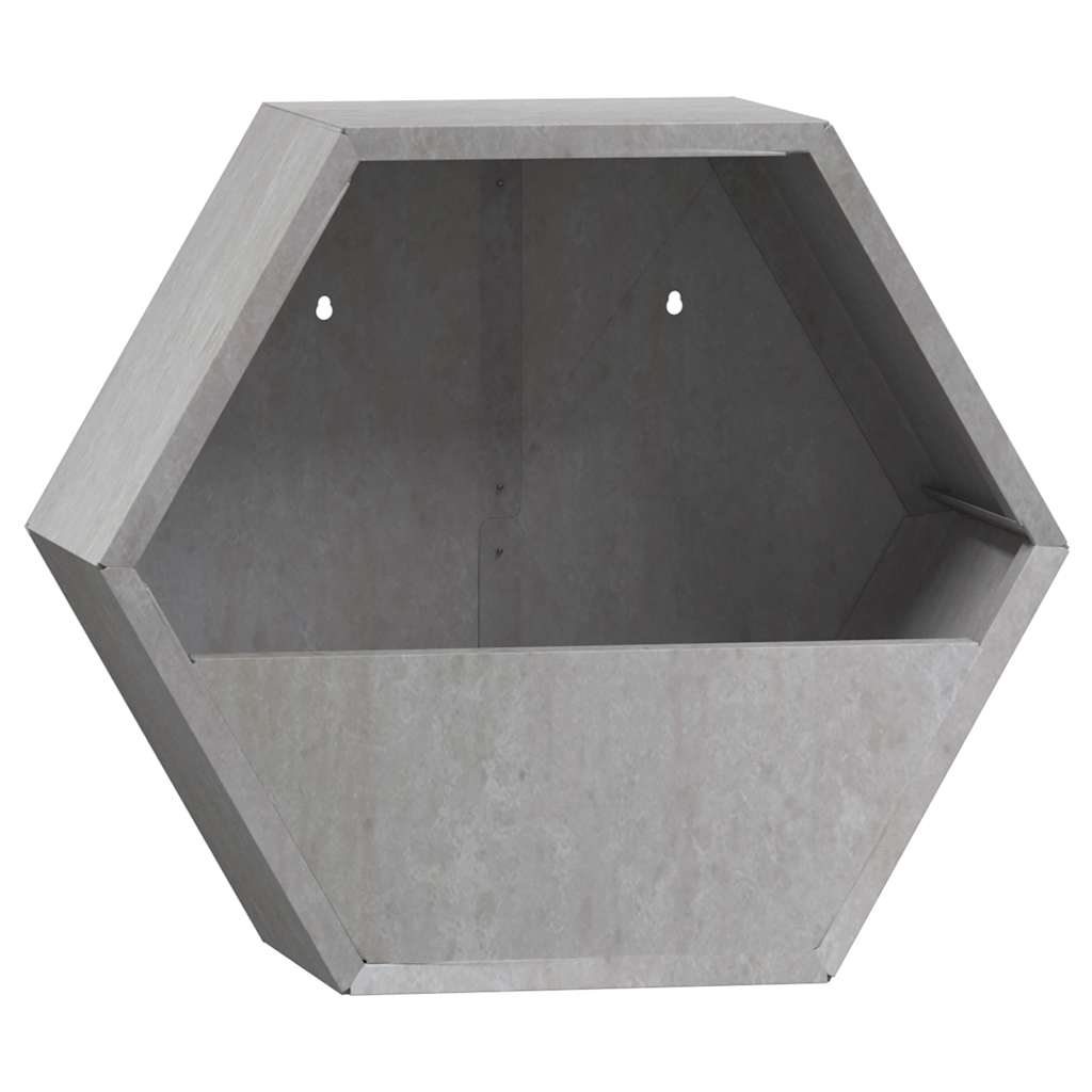 vidaXL Wand-Pflanzkübel 2 Stk. Rostig Cortenstahl 30x10x25 cm