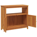 vidaXL Garten-Konsolentisch 80x35x75 cm Massivholz Akazie