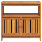 vidaXL Garten-Konsolentisch 80x35x75 cm Massivholz Akazie