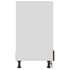 vidaXL Herdumbauschrank Lyon Räuchereiche 60x46x81,5 cm Holzwerkstoff