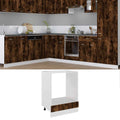 vidaXL Herdumbauschrank Lyon Räuchereiche 60x46x81,5 cm Holzwerkstoff