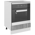 vidaXL Herdumbauschrank Lyon Grau Sonoma 60x46x81,5 cm Holzwerkstoff