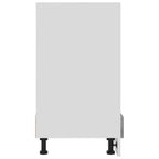 vidaXL Herdumbauschrank Lyon Grau Sonoma 60x46x81,5 cm Holzwerkstoff
