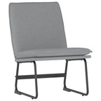 vidaXL Loungesessel Hellgrau 52x75x76 cm Stoff
