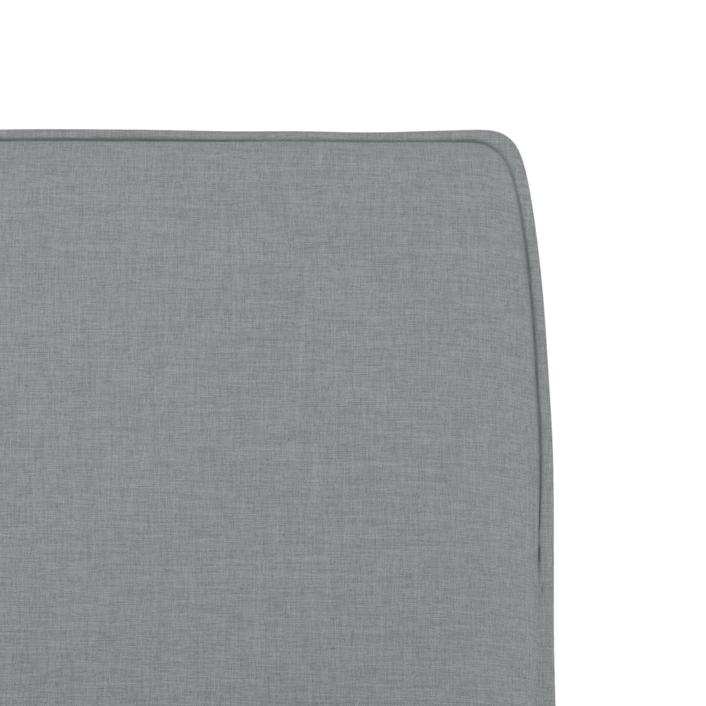 vidaXL Loungesessel Hellgrau 52x75x76 cm Stoff
