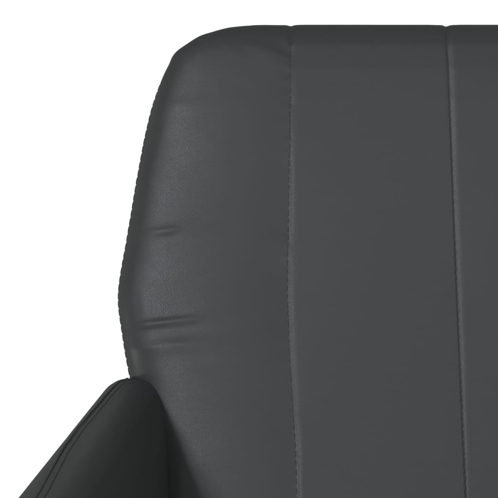 vidaXL Sessel Schwarz 61x78x80 cm Kunstleder