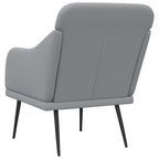 vidaXL Sessel Hellgrau 63x76x80 cm Stoff