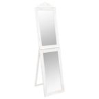 vidaXL Standspiegel Weiß 40x160 cm