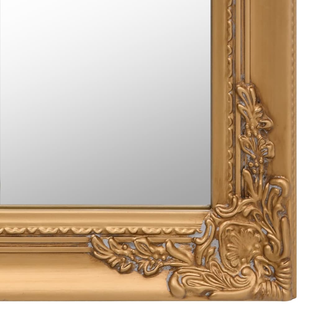 vidaXL Standspiegel Golden 40x160 cm