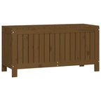 vidaXL Gartentruhe Honigbraun 108x42,5x54 cm Massivholz Kiefer