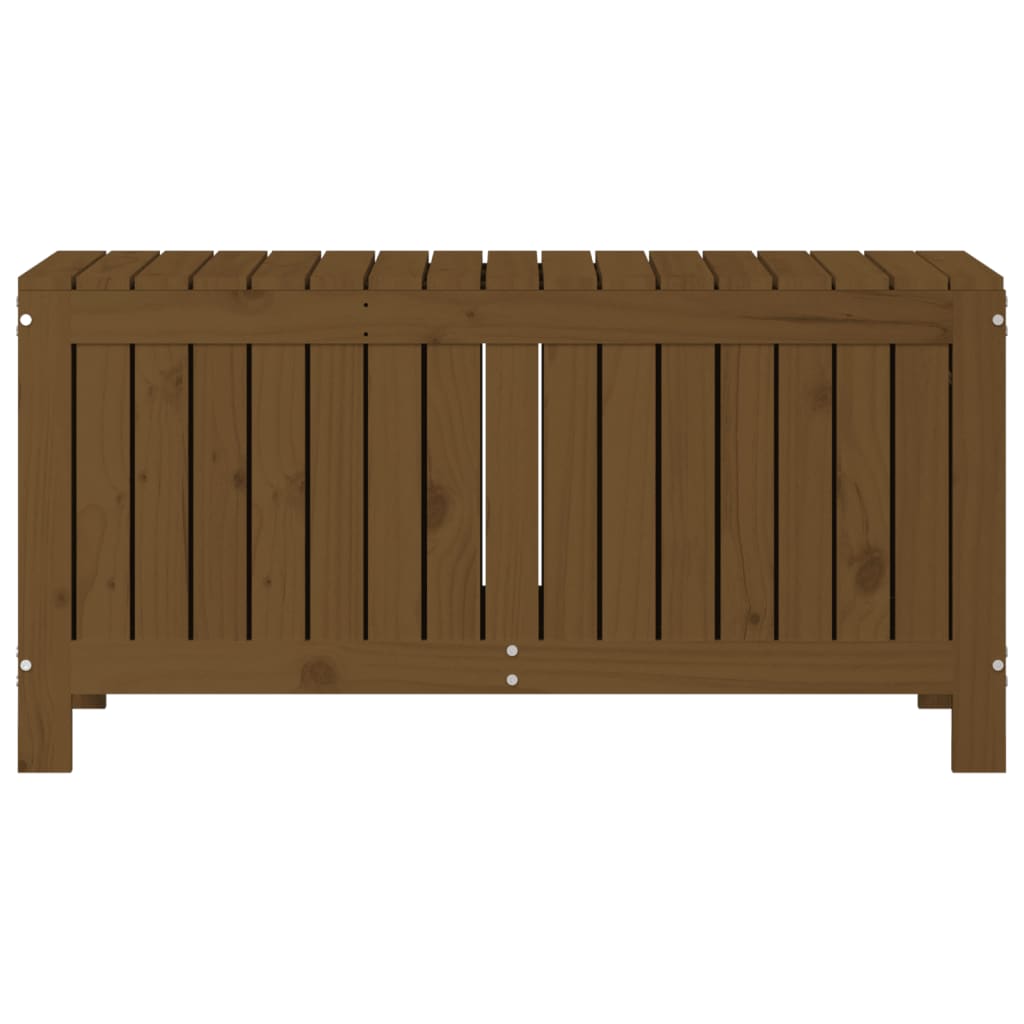 vidaXL Gartentruhe Honigbraun 108x42,5x54 cm Massivholz Kiefer