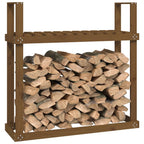 vidaXL Kaminholzregal Honigbraun 110x35x108,5 cm Massivholz Kiefer