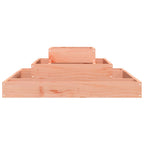 vidaXL Pflanzkübel 80x80x27 cm Massivholz Douglasie