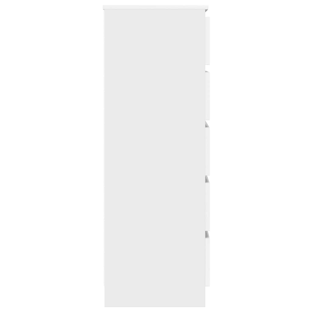 vidaXL Schubladenschrank Weiß 60x36x103 cm Holzwerkstoff