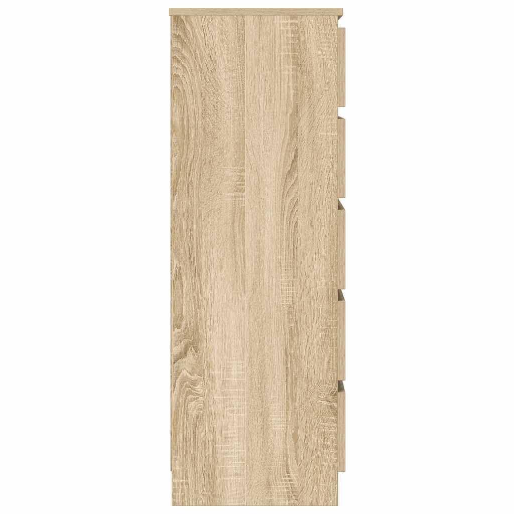 vidaXL Schubladenschrank Sonoma-Eiche 60x36x103 cm Holzwerkstoff
