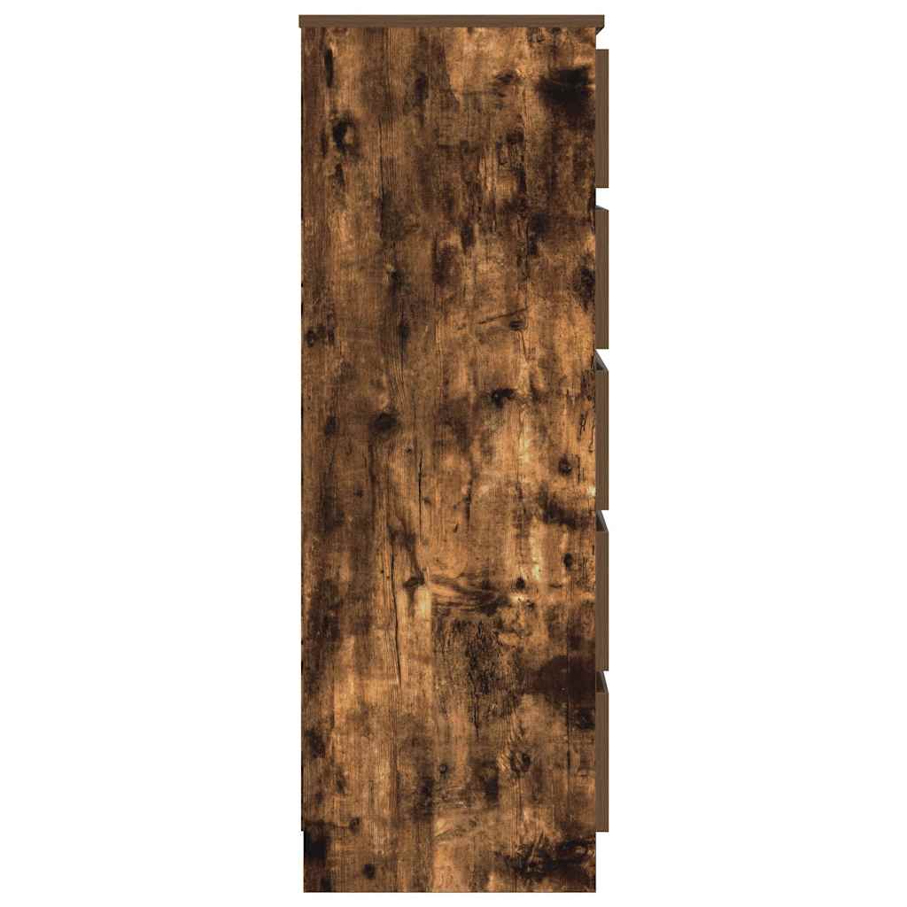 vidaXL Schubladenschrank Räuchereiche 60x36x103 cm Holzwerkstoff