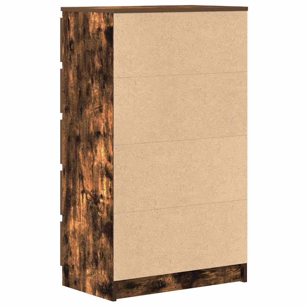 vidaXL Schubladenschrank Räuchereiche 60x36x103 cm Holzwerkstoff