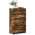 vidaXL Schubladenschrank Räuchereiche 60x36x103 cm Holzwerkstoff