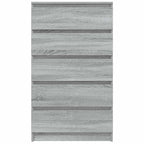 vidaXL Schubladenschrank Grau Sonoma 60x36x103 cm Holzwerkstoff