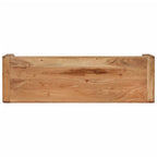vidaXL TV-Ständer 110x33x33 cm Massivholz Akazie