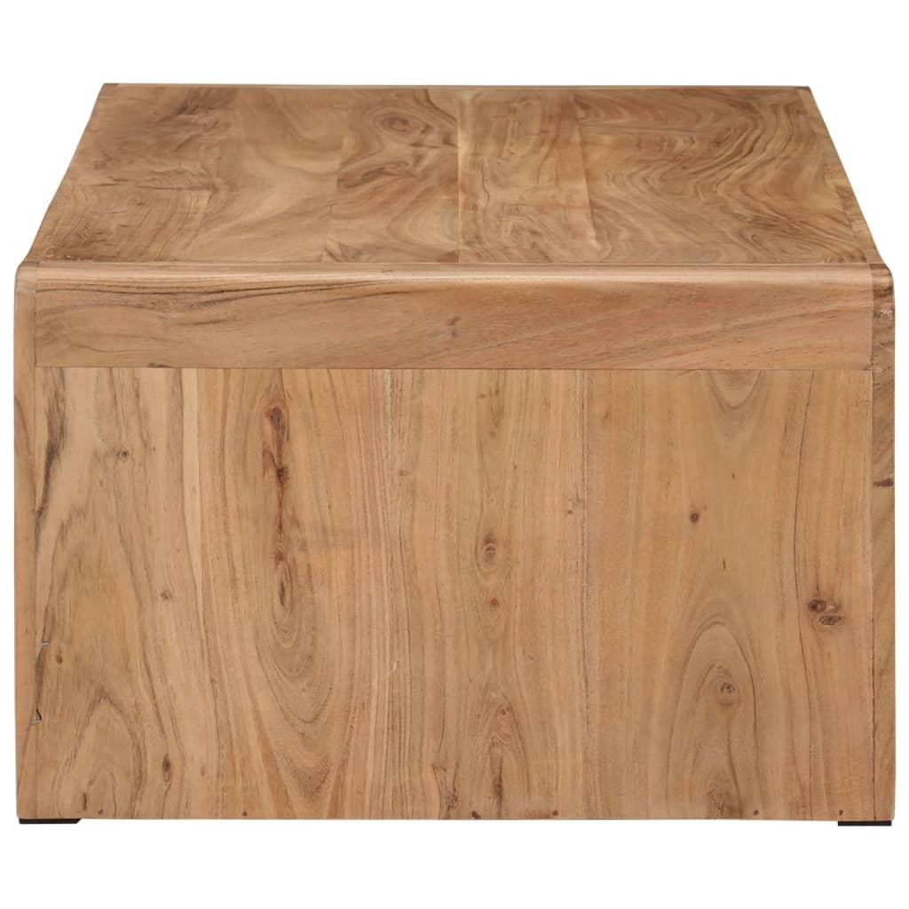 vidaXL Couchtisch 110x55x35 cm Massivholz Akazie