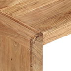 vidaXL Couchtisch 110x55x35 cm Massivholz Akazie