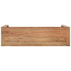 vidaXL Konsolentisch 110x30x76 cm Massivholz Akazie