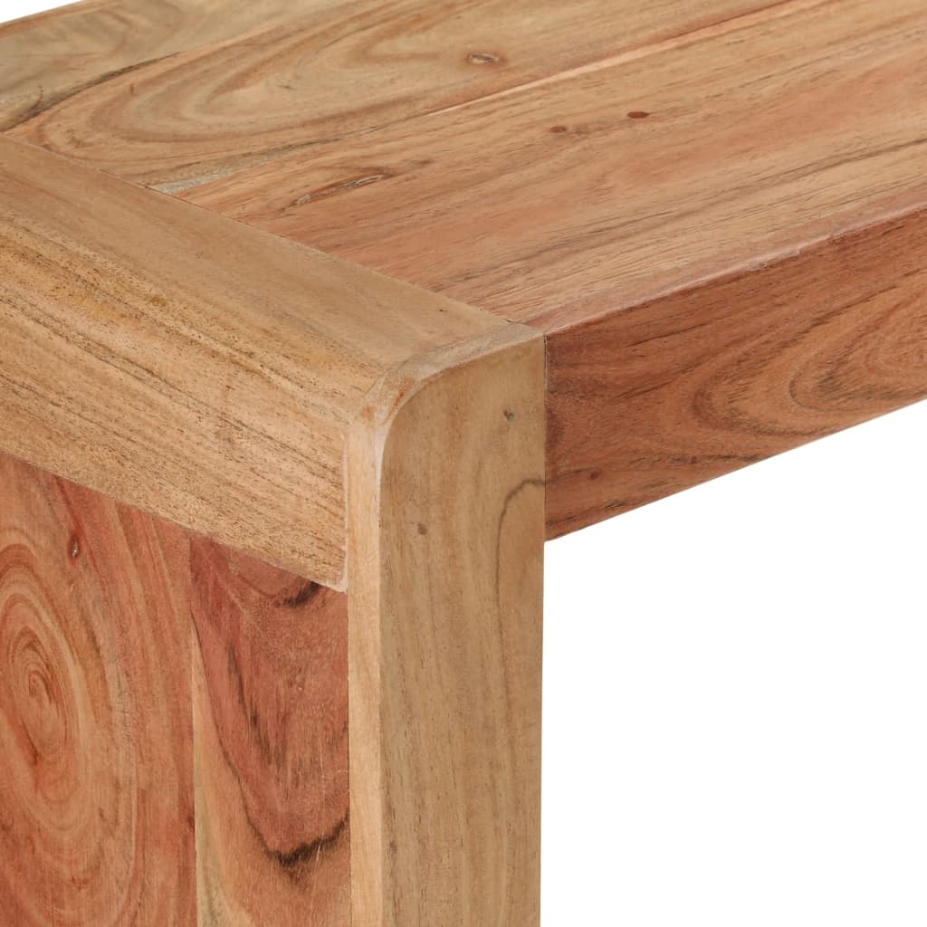 vidaXL Konsolentisch 110x30x76 cm Massivholz Akazie