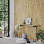 vidaXL Wandpaneele Holzoptik Braun PVC 2,06 m²