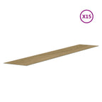 vidaXL Wandpaneele Holzoptik Braun PVC 2,06 m²