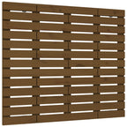 vidaXL Wand-Kopfteil Honigbraun 106x3x91,5 cm Massivholz Kiefer