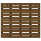 vidaXL Wand-Kopfteil Honigbraun 106x3x91,5 cm Massivholz Kiefer
