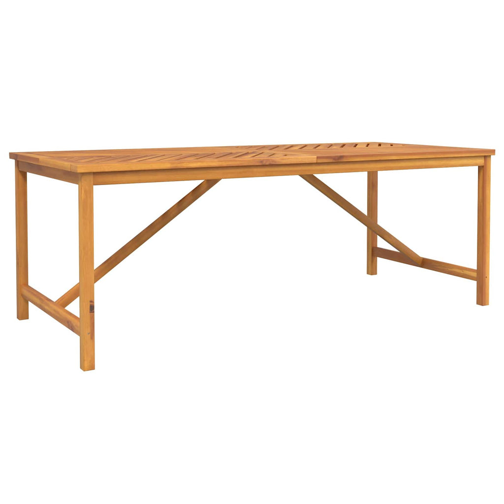 vidaXL Garten Essgruppe 9 pcs Braun Massivholz Akazie