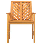 vidaXL Esszimmerstuhl 6 pcs Natur 62,5 x 59 x 89 cm Massivholz Akazie