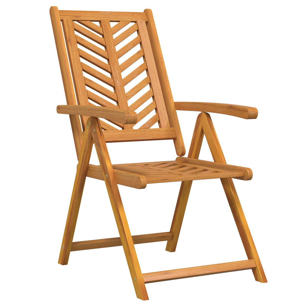 vidaXL Gartenstuhl 4 pcs Braun 57 x 72 x 109 cm Massivholz Akazie