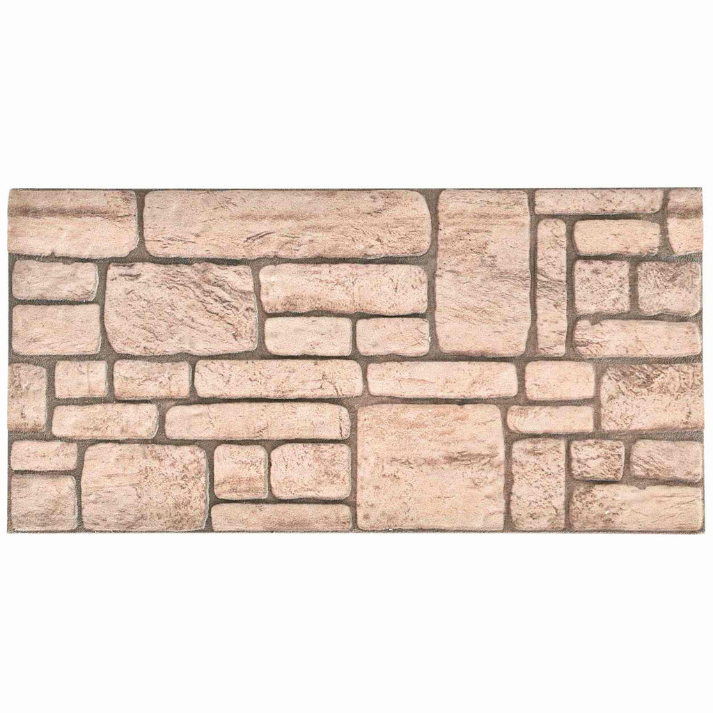 vidaXL Wandpaneele 10 pcs Beige 100 x 50 cm EPS-Schaum