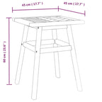 vidaXL 3-tlg. Garten-Lounge-Set Massivholz Akazie